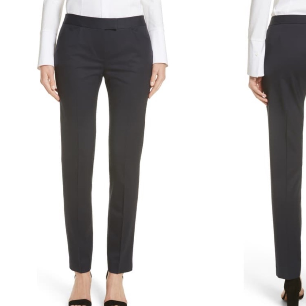 Lafayette 148 Irving Black Dress Pants
